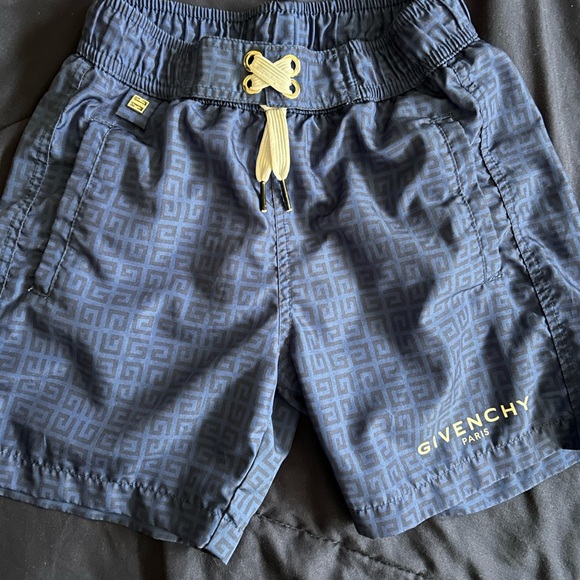 Givenchy Blue Swim Trunks Quick-Dry Elastic Waist